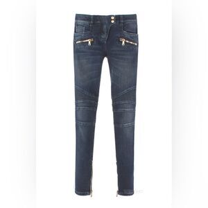 Balmain Stretch biker jeans Denim 34 NWT